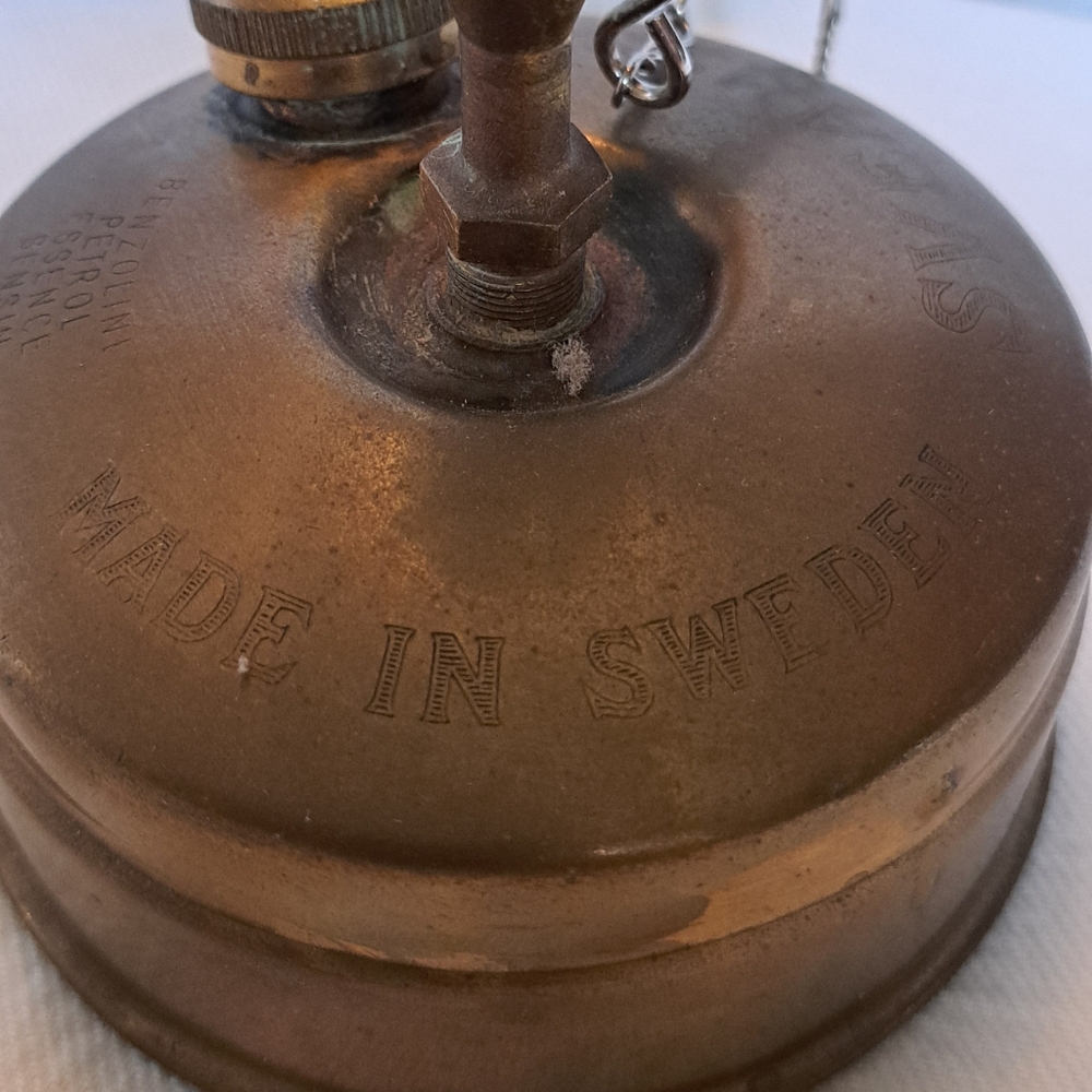 Vintage Brass SVEA 123 Camping Stove Sweden - Picture 2 of 7